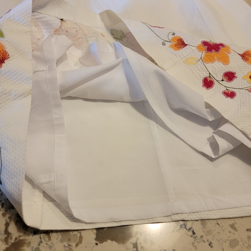 Lizgolf Women's White Square Neck Sleeveless Sheath Dress Size 18‎ - Picture 13 of 13